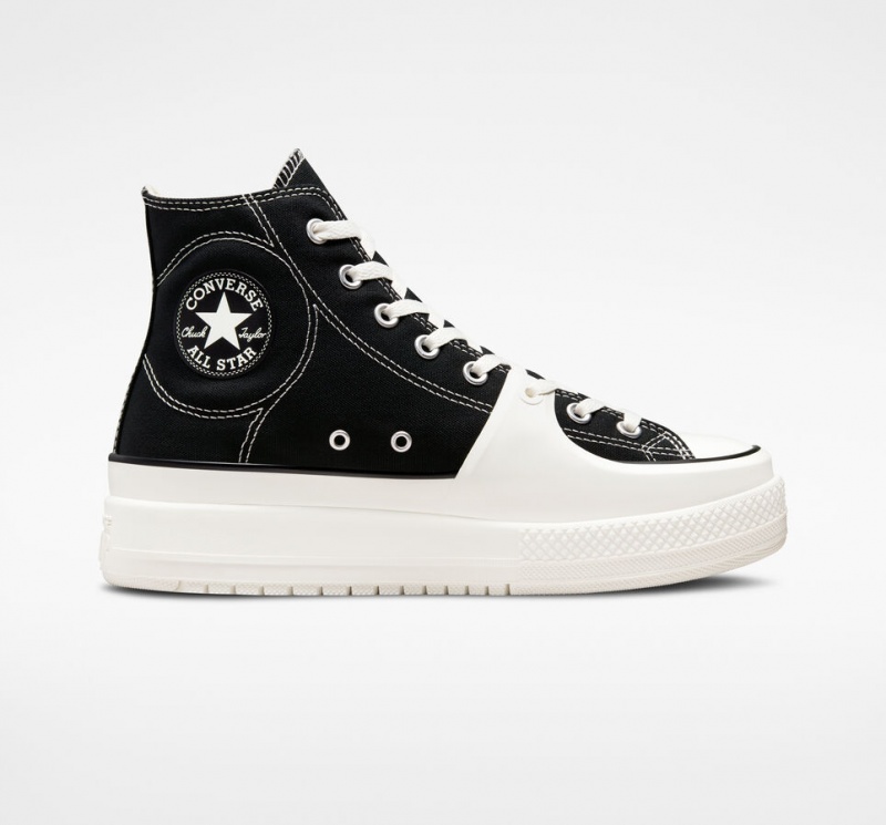 Converse Chuck Taylor All Star Construct Svarta Vita | 796QBLUOM
