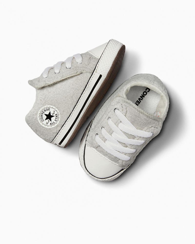 Converse Chuck Taylor All Star Cribster Easy-On Vinter Essentials Vita Svarta | 327YAXMNE