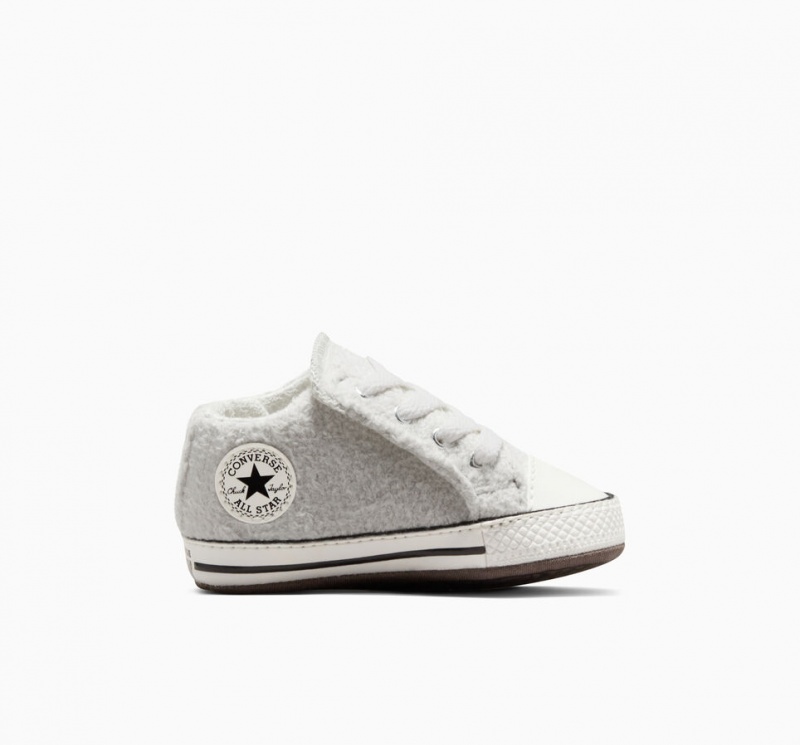 Converse Chuck Taylor All Star Cribster Easy-On Vinter Essentials Vita Svarta | 327YAXMNE