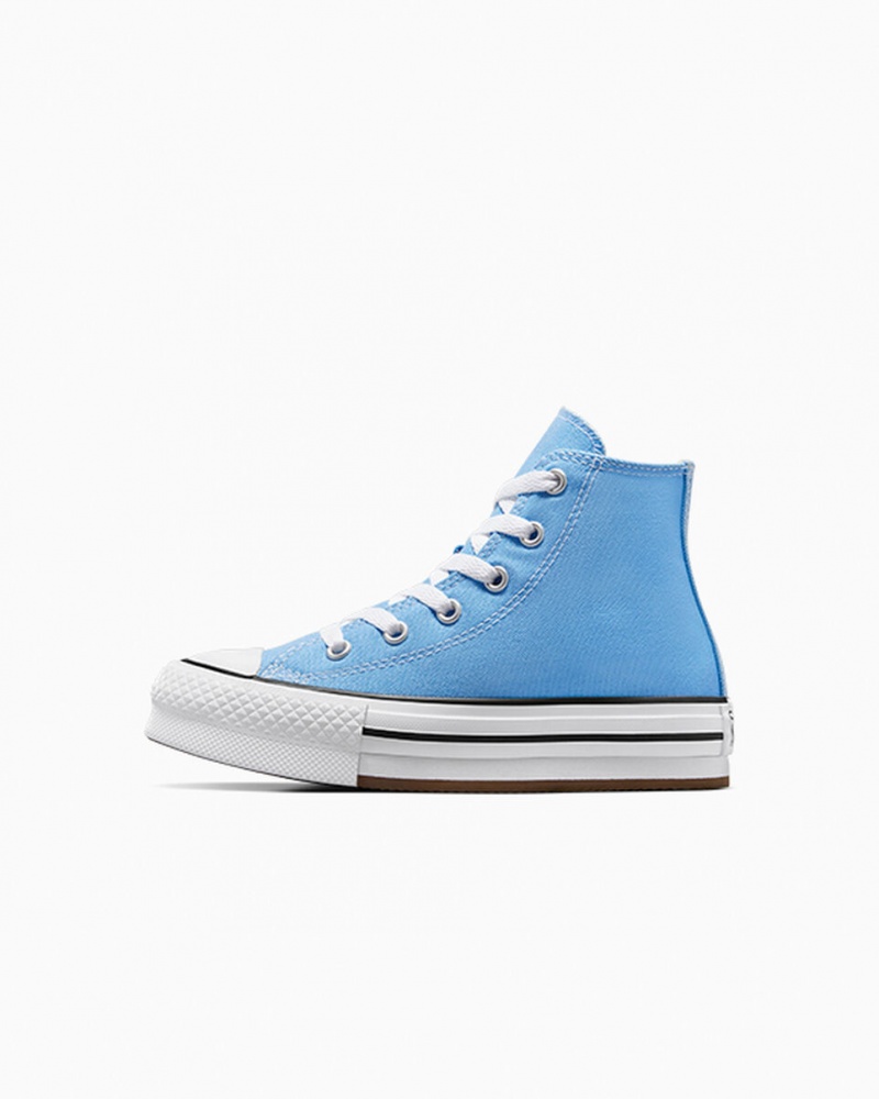 Converse Chuck Taylor All Star EVA Lift Platform Seasonal Color Blå Vita Svarta | 578ACMRTE