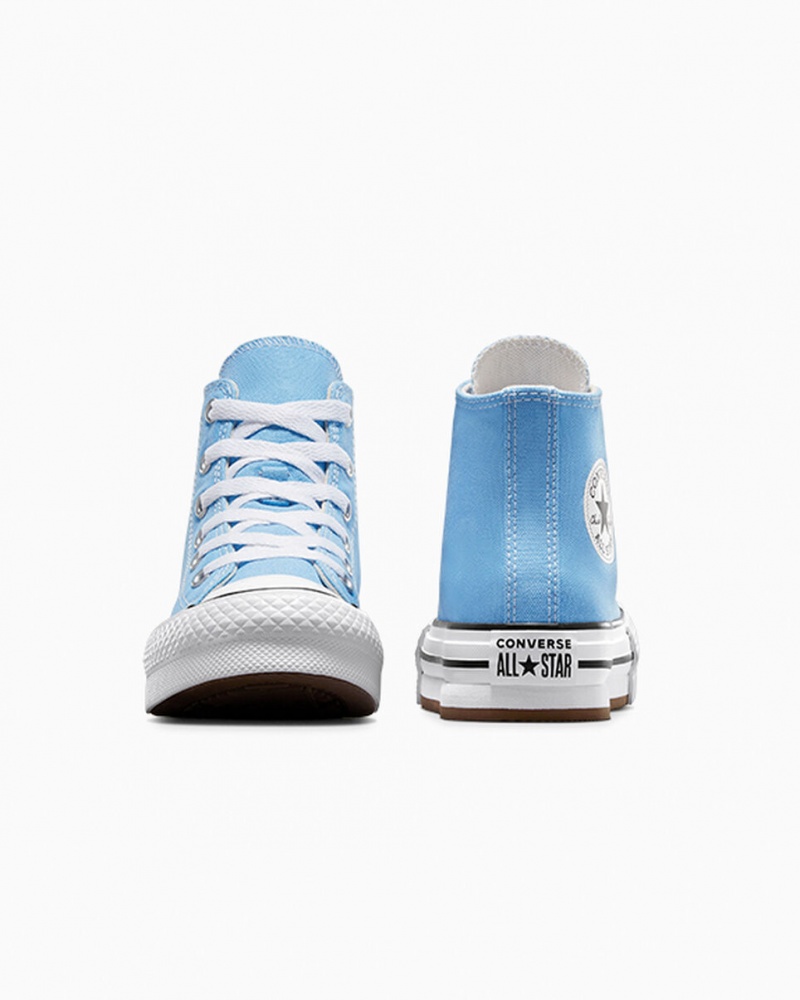Converse Chuck Taylor All Star EVA Lift Platform Seasonal Color Blå Vita Svarta | 578ACMRTE