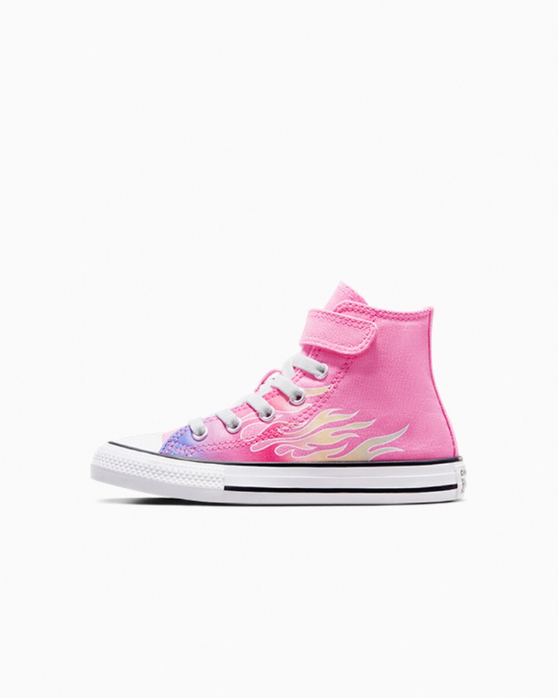 Converse Chuck Taylor All Star Easy-On Cars Rosa Vita Svarta | 942USQAMP