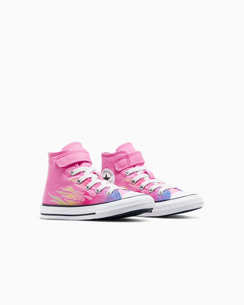 Converse Chuck Taylor All Star Easy-On Cars Rosa Vita Svarta | 942USQAMP