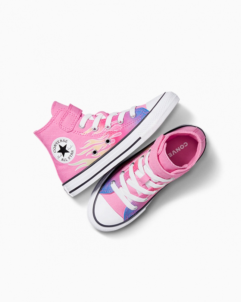 Converse Chuck Taylor All Star Easy-On Cars Rosa Vita Svarta | 942USQAMP