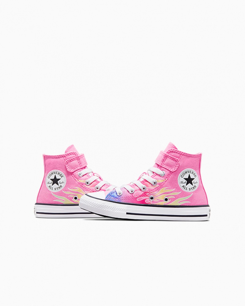 Converse Chuck Taylor All Star Easy-On Cars Rosa Vita Svarta | 942USQAMP