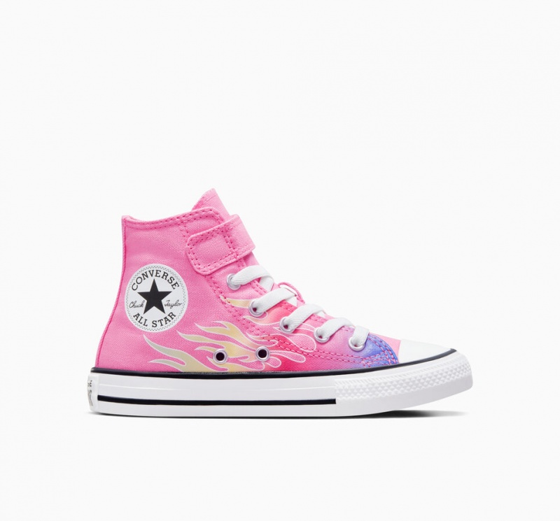 Converse Chuck Taylor All Star Easy-On Cars Rosa Vita Svarta | 942USQAMP
