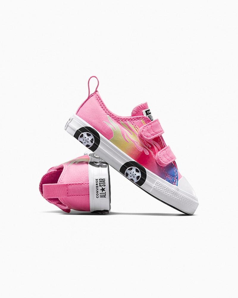Converse Chuck Taylor All Star Easy-On Cars Rosa Vita Svarta | 287THZPWK