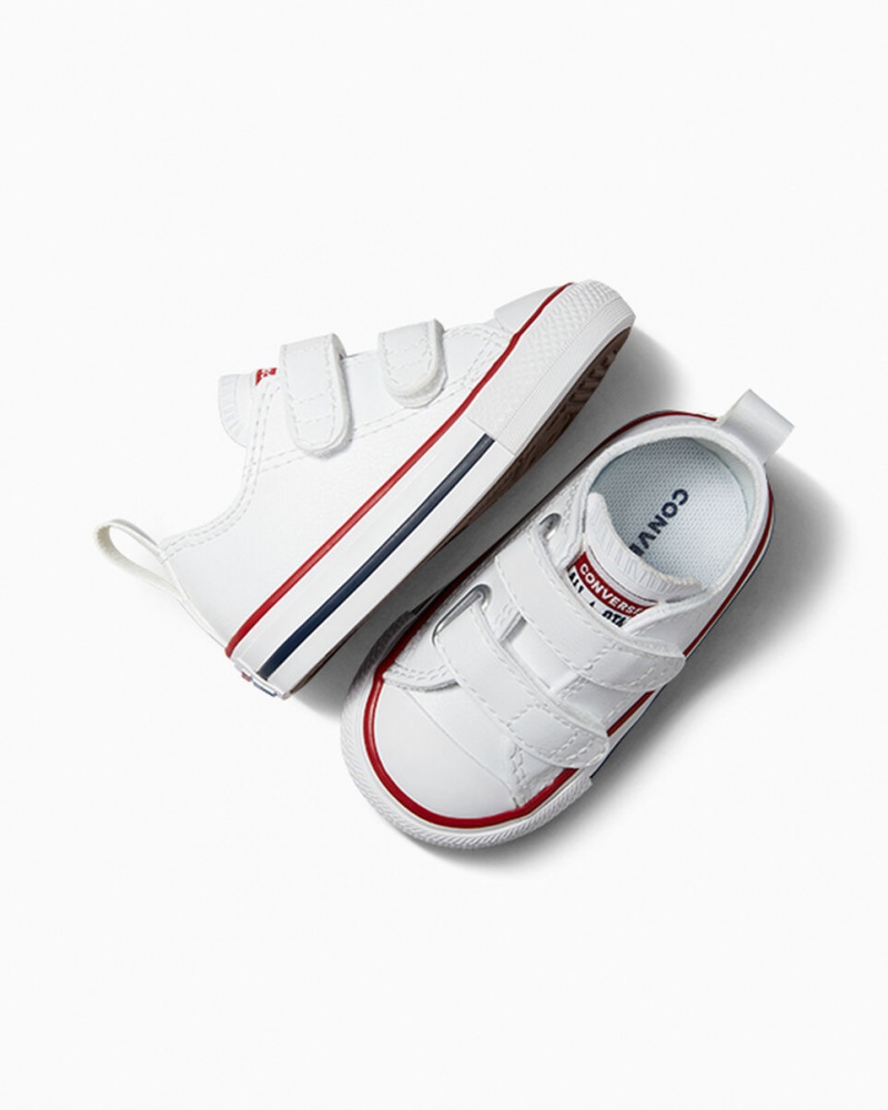 Converse Chuck Taylor All Star Easy-On Läder Vita | 786WNEOJM