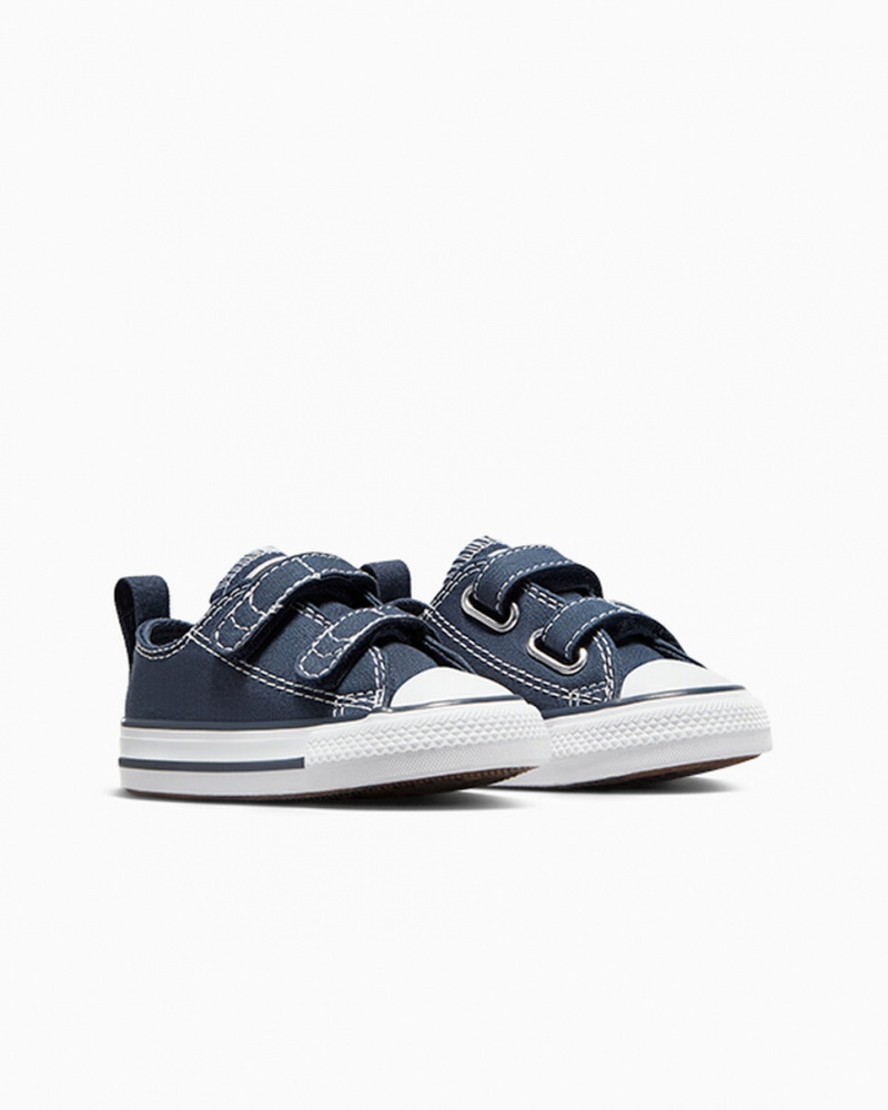 Converse Chuck Taylor All Star Easy-On Marinblå Vita | 604NHBTSL