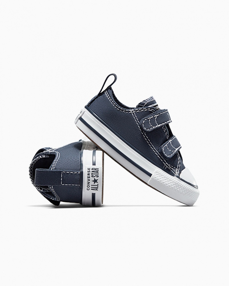 Converse Chuck Taylor All Star Easy-On Marinblå Vita | 604NHBTSL