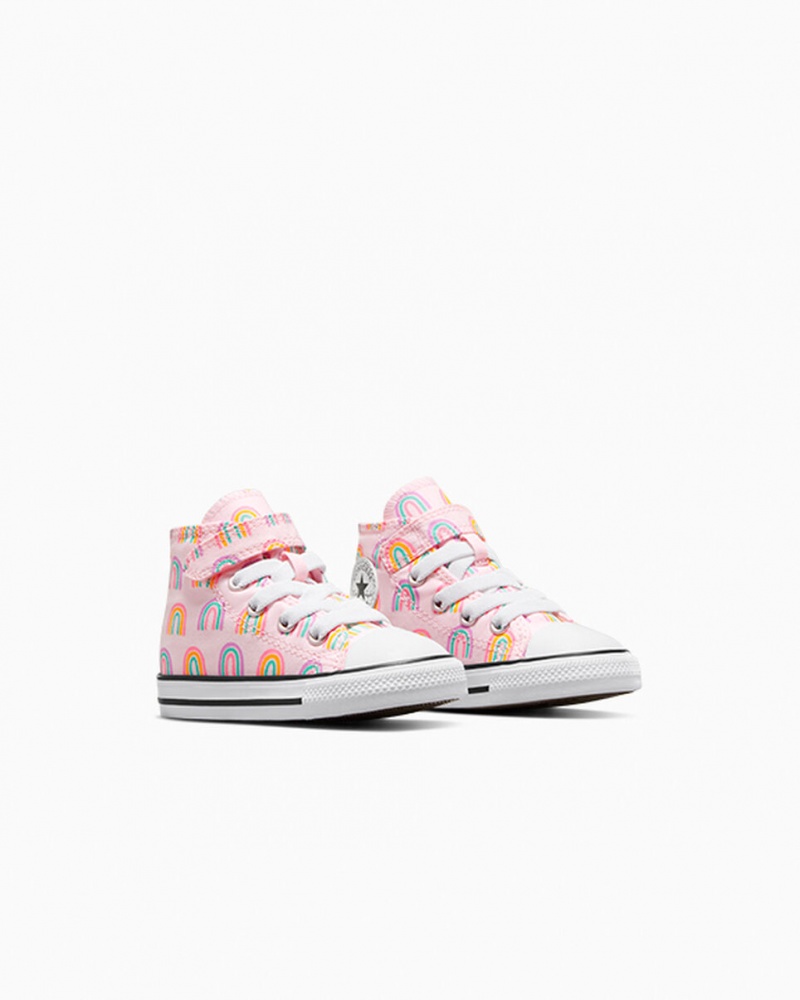 Converse Chuck Taylor All Star Easy-On Rainbows Rosa | 091JHRSVO