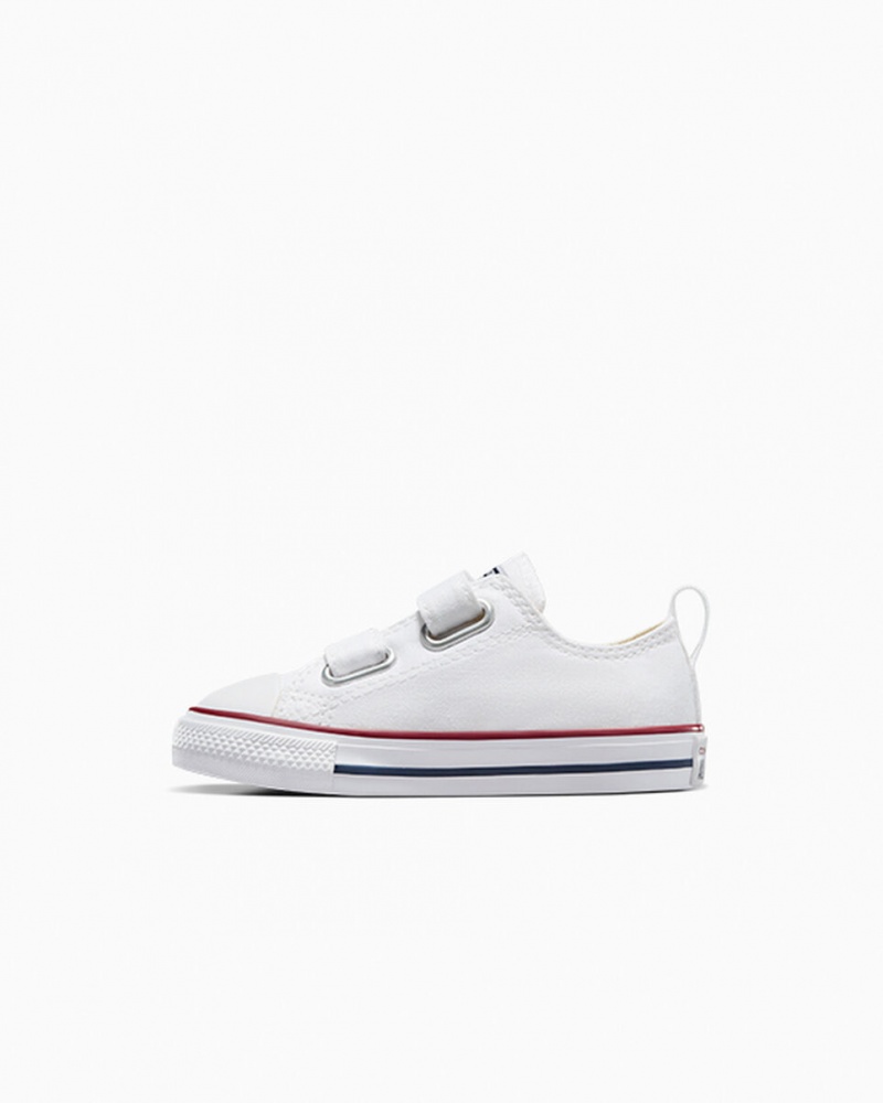 Converse Chuck Taylor All Star Easy-On Vita Marinblå | 189ALYVDI