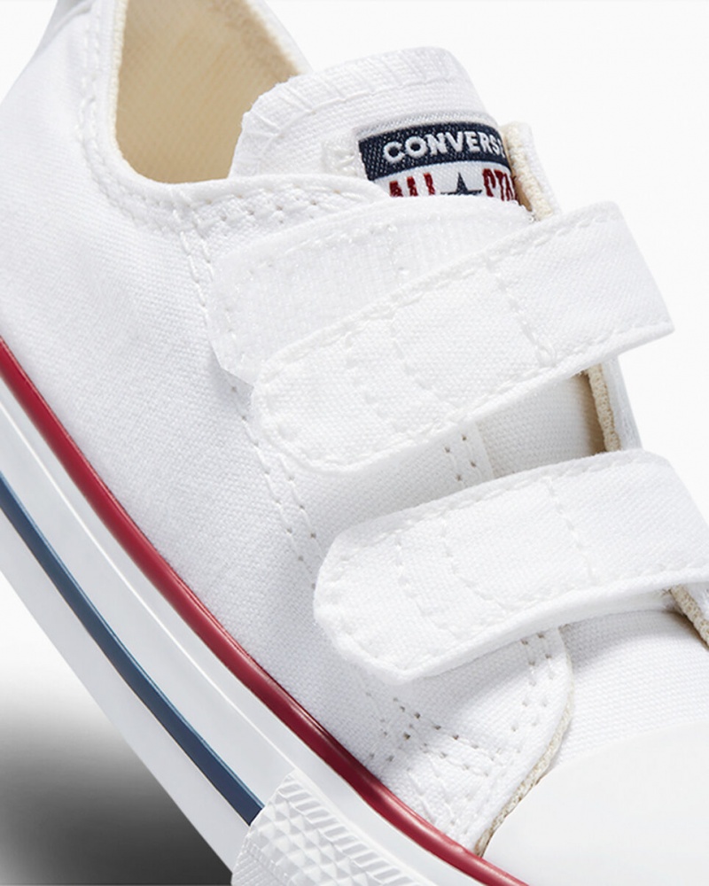Converse Chuck Taylor All Star Easy-On Vita Marinblå | 189ALYVDI