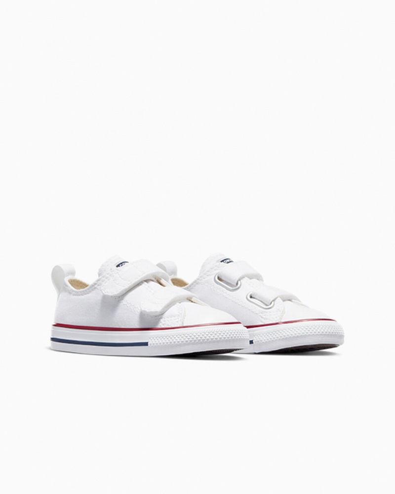Converse Chuck Taylor All Star Easy-On Vita Marinblå | 189ALYVDI