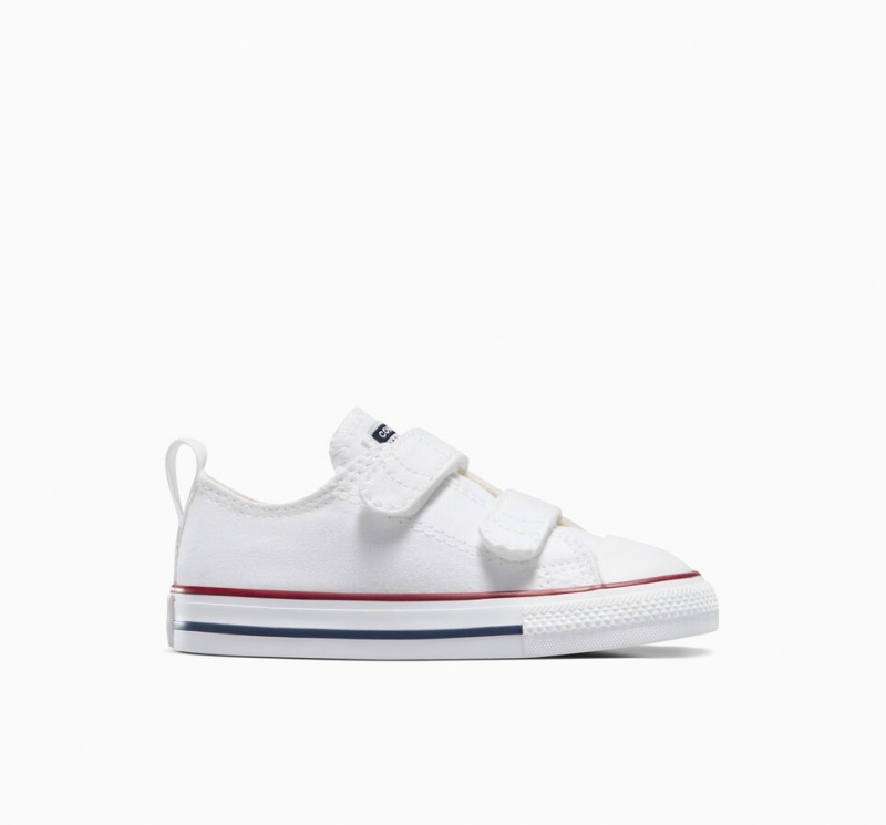 Converse Chuck Taylor All Star Easy-On Vita Marinblå | 189ALYVDI