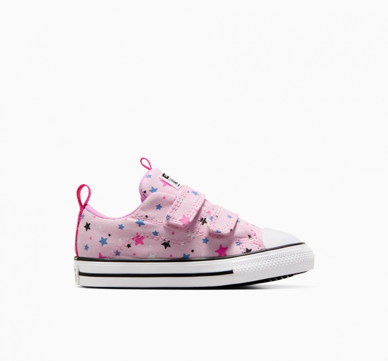 Converse Chuck Taylor All Star Easy On Sparkle Rosa Blå Vita | 254QUWTBJ
