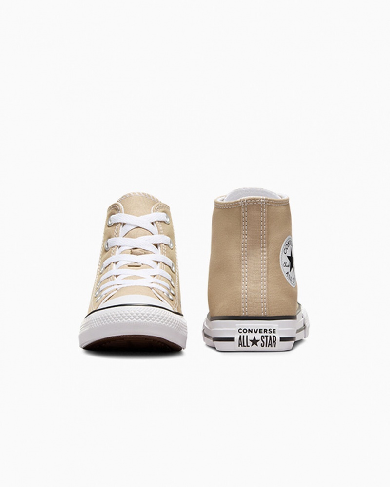 Converse Chuck Taylor All Star Excess Materials Khaki Vita Svarta | 735QDSTFW