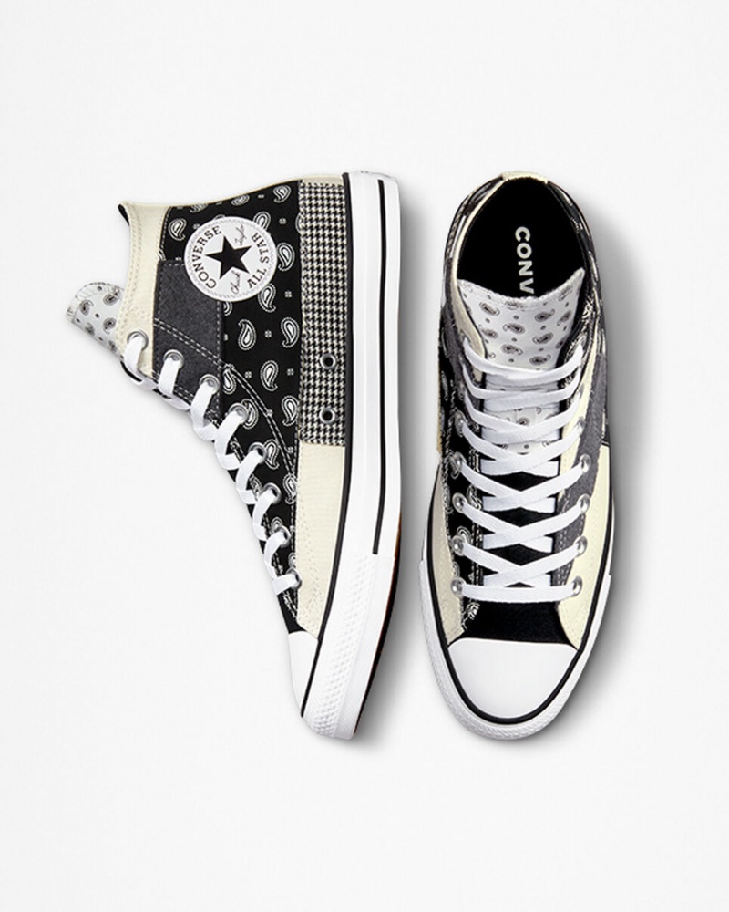 Converse Chuck Taylor All Star Hacked Patterns Svarta Vita | 423DEKUCP