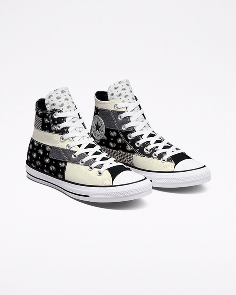 Converse Chuck Taylor All Star Hacked Patterns Svarta Vita | 423DEKUCP