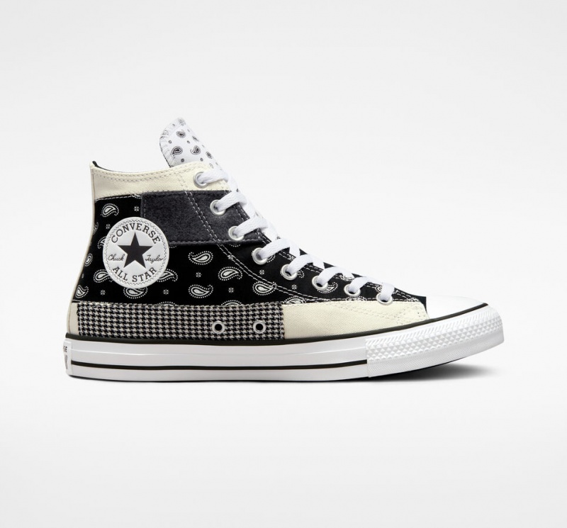 Converse Chuck Taylor All Star Hacked Patterns Svarta Vita | 423DEKUCP