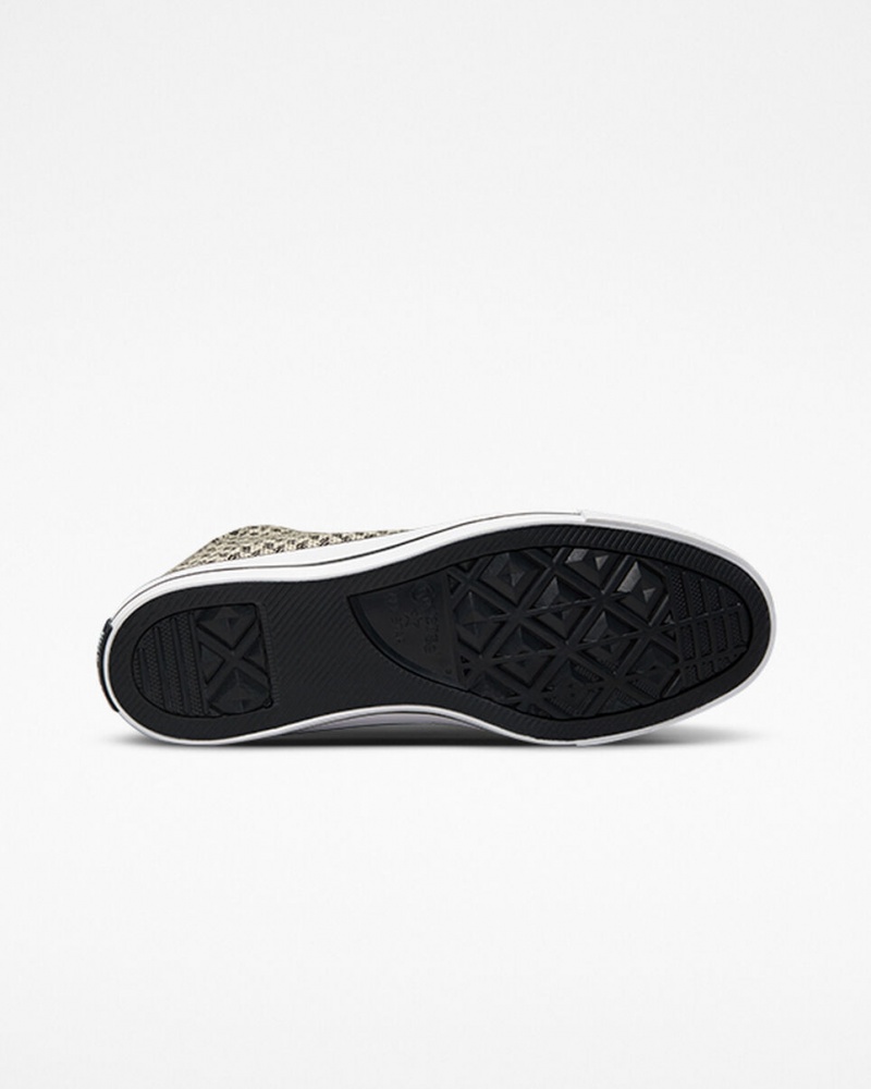 Converse Chuck Taylor All Star Herringbone Svarta Vita | 315WIQRUH