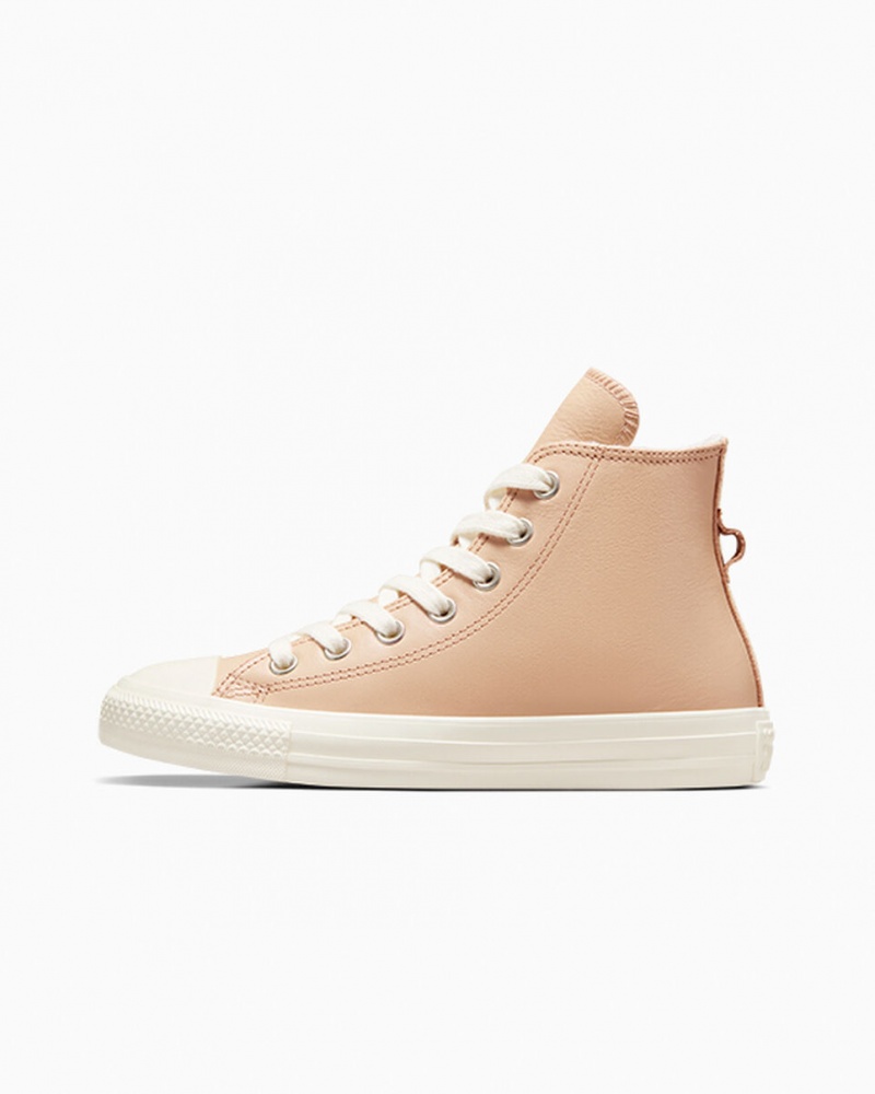 Converse Chuck Taylor All Star Läder Faux Fur Lining Epic Dune / Egret / Egret | 497GCMWSP