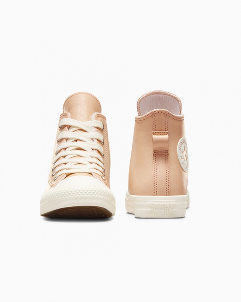 Converse Chuck Taylor All Star Läder Faux Fur Lining Epic Dune / Egret / Egret | 497GCMWSP