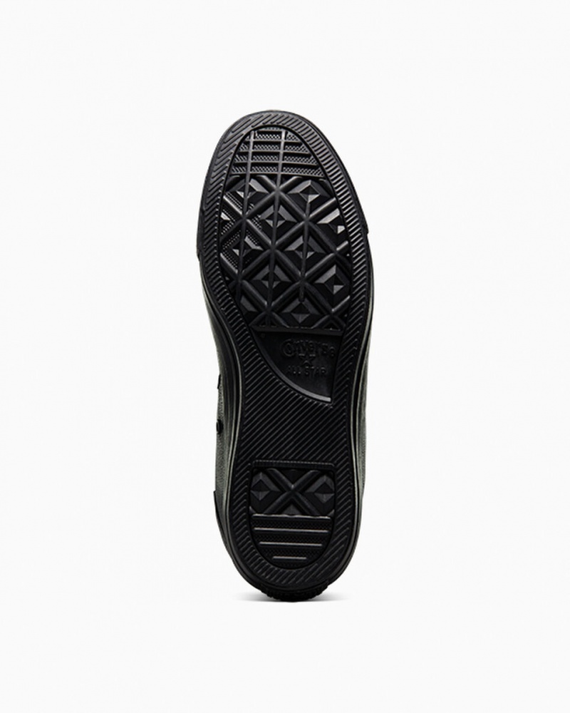 Converse Chuck Taylor All Star Läder Svarta | 603PAYSZQ