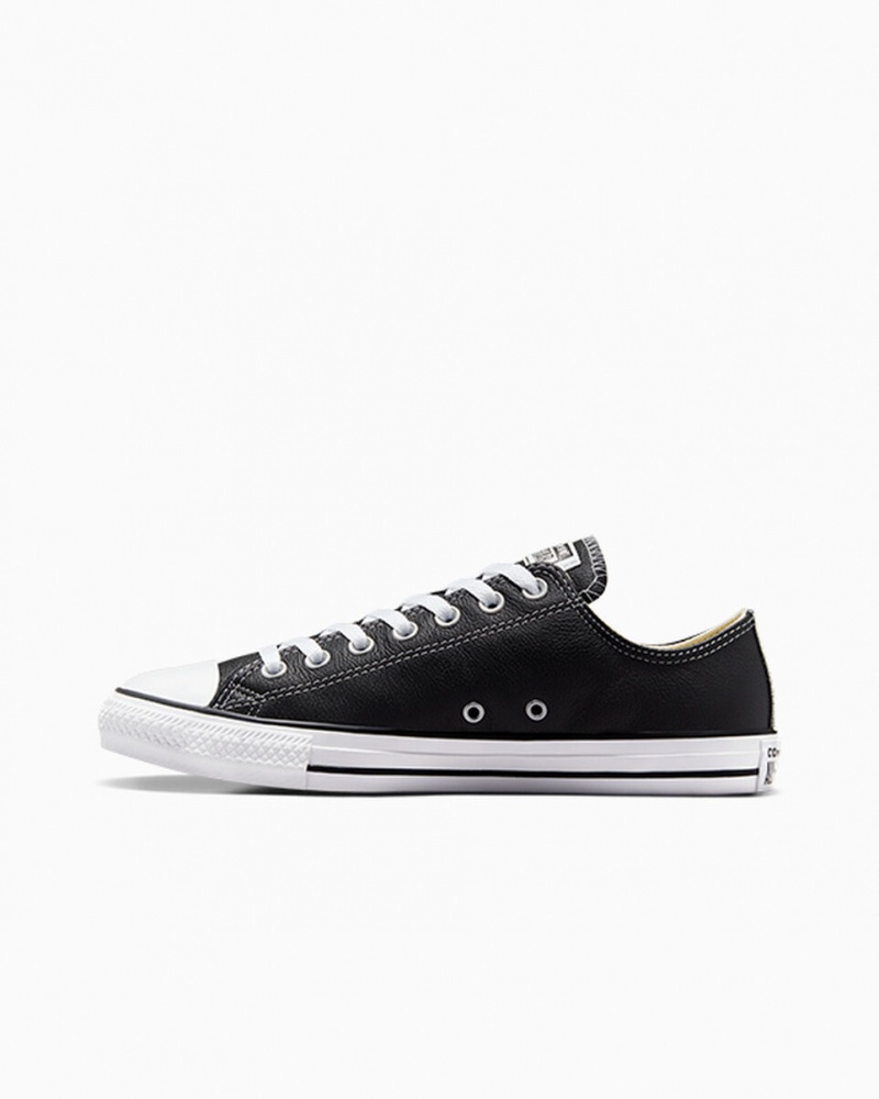 Converse Chuck Taylor All Star Läder Svarta | 573VURFNB