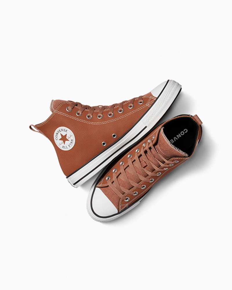 Converse Chuck Taylor All Star Läder Vita | 591NJWBSP