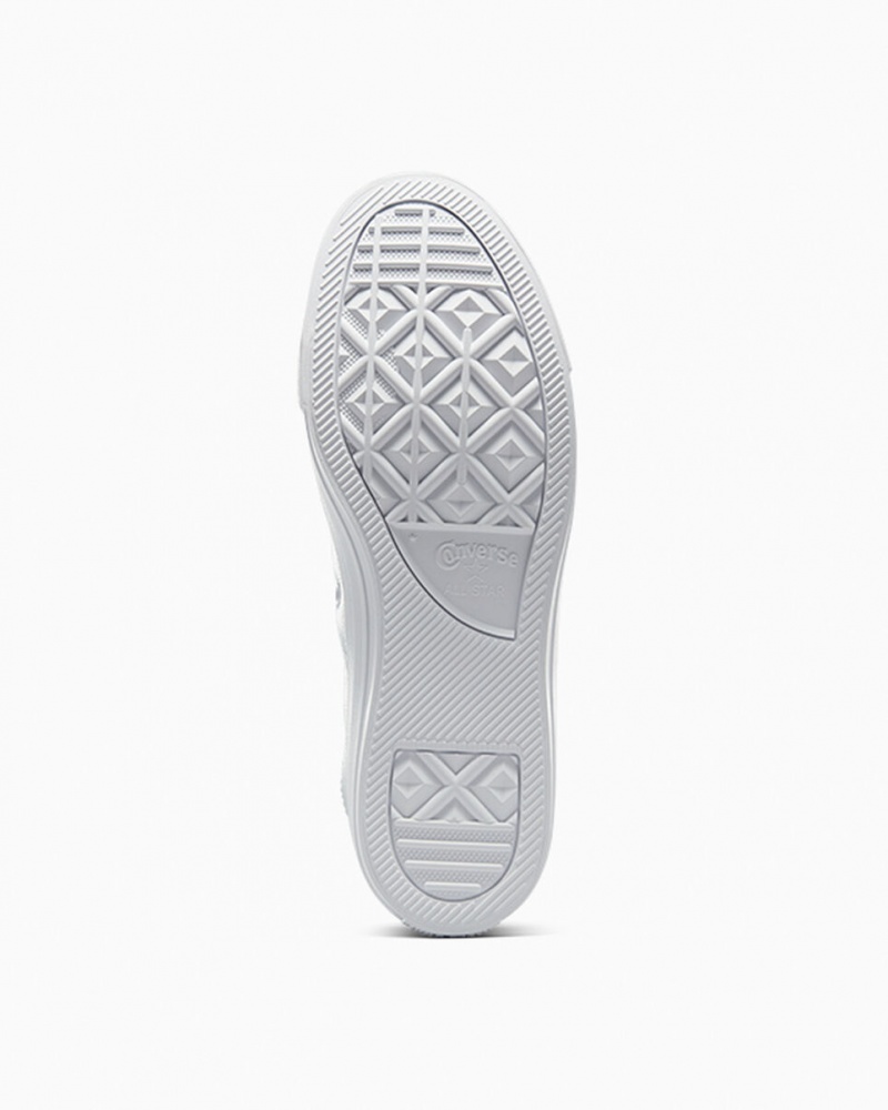 Converse Chuck Taylor All Star Läder Vita | 237ENCIWR