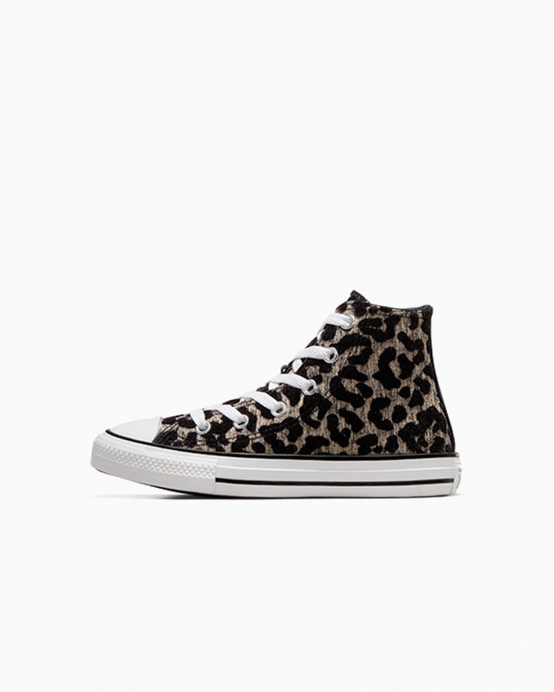 Converse Chuck Taylor All Star Leopard Ljussvarta Vita | 309QWCEMR