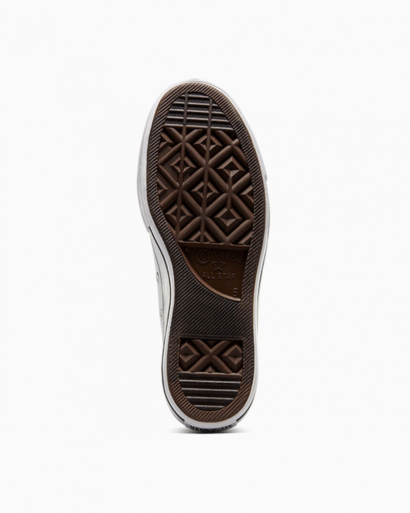 Converse Chuck Taylor All Star Lift Platform Vita Svarta Vita | 264VEPSXR