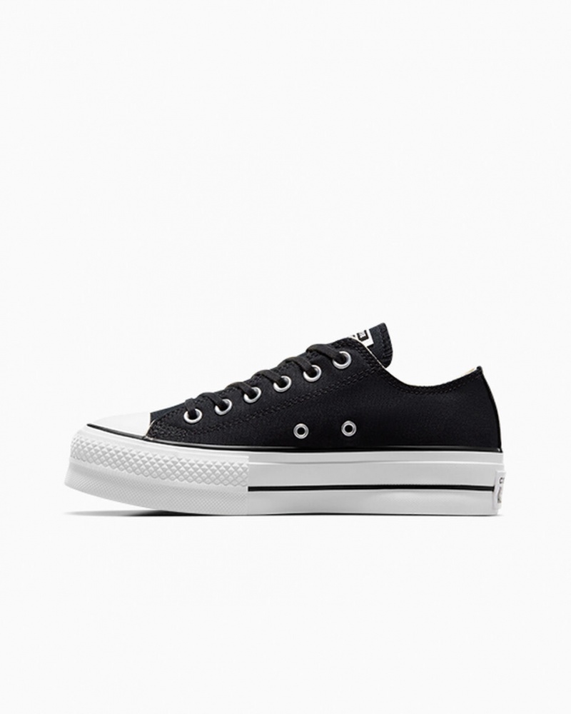 Converse Chuck Taylor All Star Lift Platform Svarta Vita Vita | 032LNUBIO