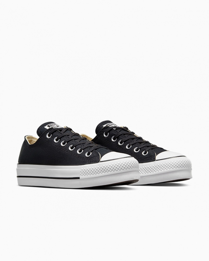 Converse Chuck Taylor All Star Lift Platform Svarta Vita Vita | 032LNUBIO