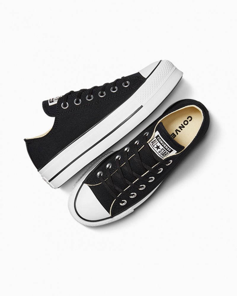 Converse Chuck Taylor All Star Lift Platform Svarta Vita Vita | 032LNUBIO