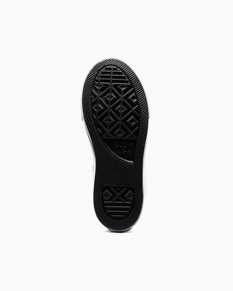 Converse Chuck Taylor All Star Lift Platform Vita Marinblå | 057EJIXOD