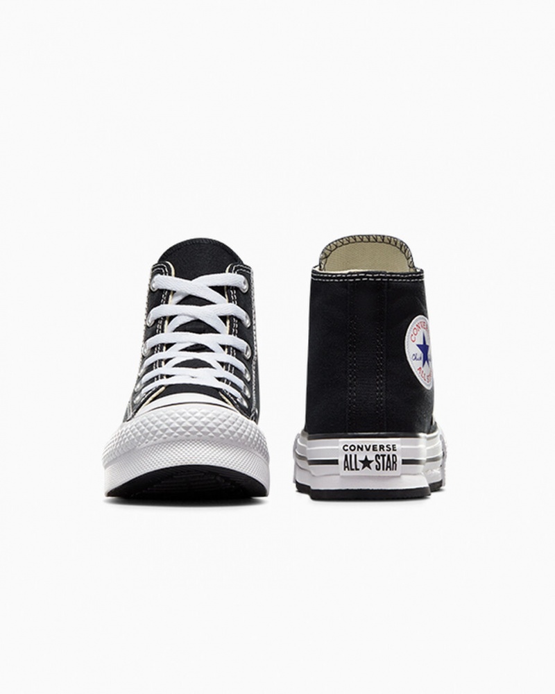 Converse Chuck Taylor All Star Lift Platform Svarta Vita Svarta | 513ESDVAZ