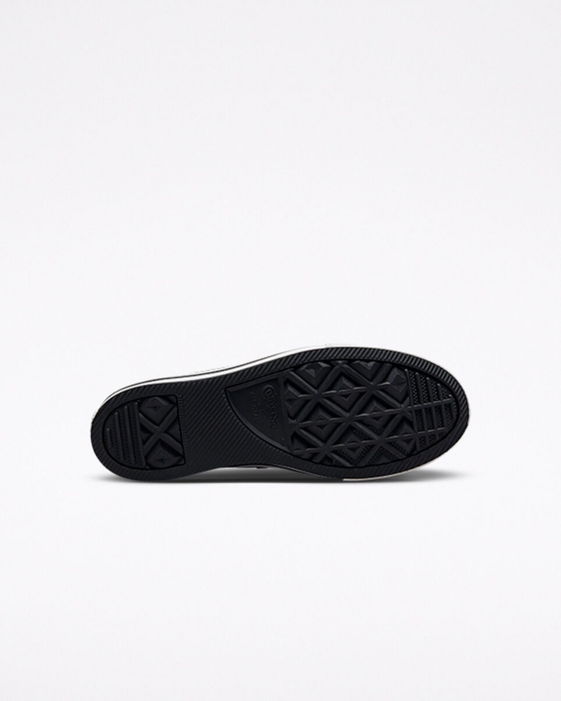 Converse Chuck Taylor All Star Lift Platform Svarta Vita Svarta | 013KEGMTN