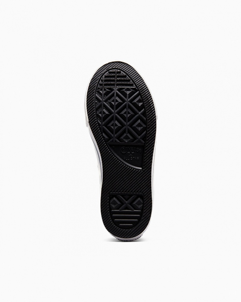 Converse Chuck Taylor All Star Lift Platform Vita Marinblå | 401RYONMP