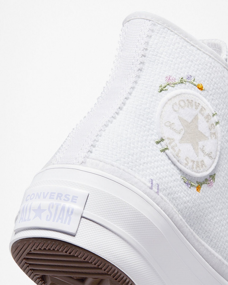 Converse Chuck Taylor All Star Lift Platform Autumn Embroidery Vita | 237ZDNOFG