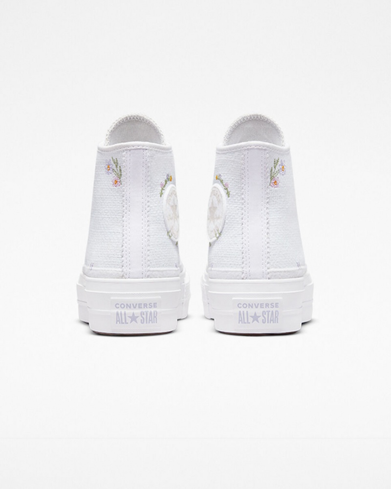 Converse Chuck Taylor All Star Lift Platform Autumn Embroidery Vita | 237ZDNOFG