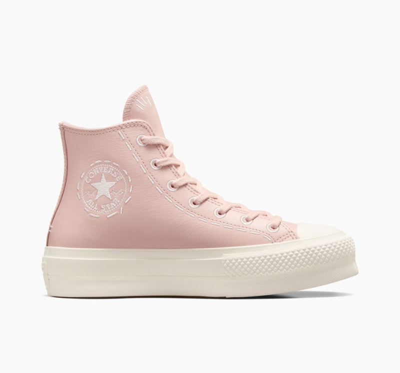Converse Chuck Taylor All Star Lift Platform Bold Stitch Rosa Rosa | 164FUDHML