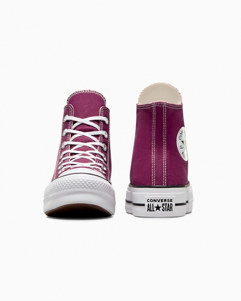 Converse Chuck Taylor All Star Lift Platform Seasonal Color Vita Svarta | 839SQYDVN
