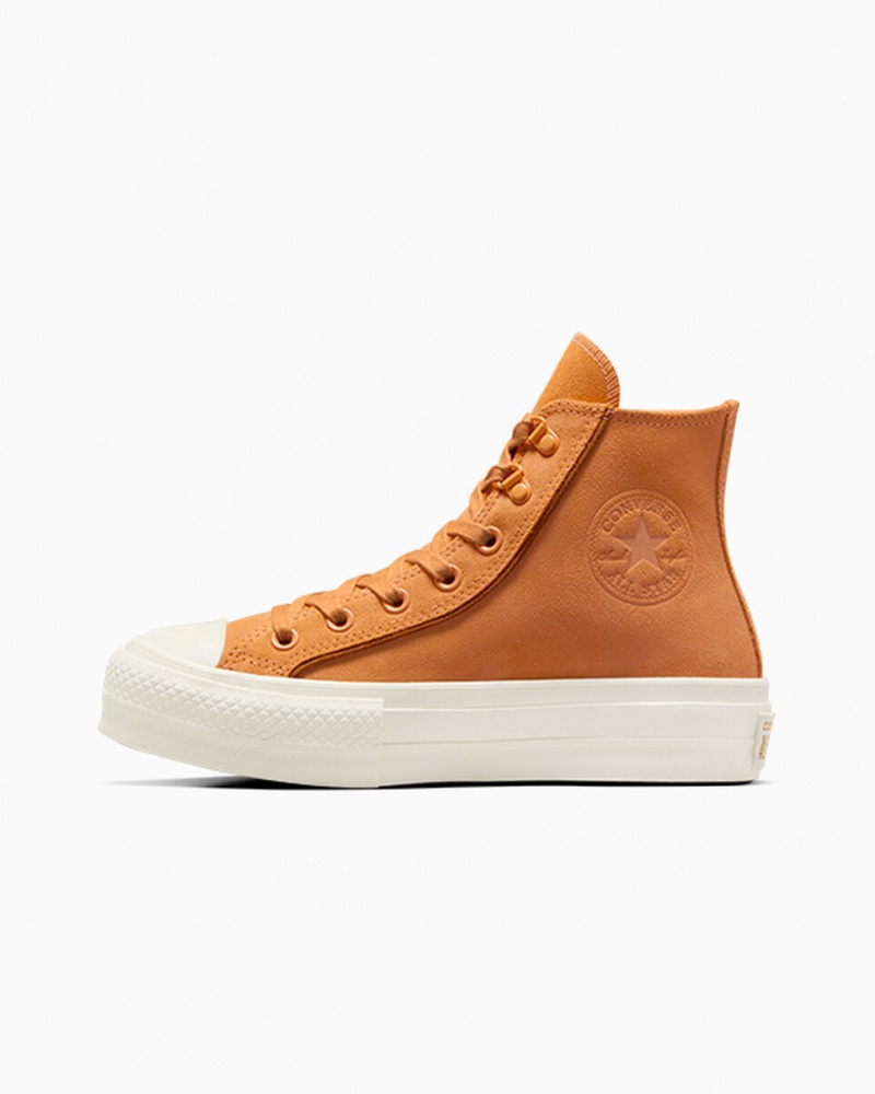 Converse Chuck Taylor All Star Lift Platform Mocka Tiger Moth / Tawny Owl / Egret | 453GKZVEJ