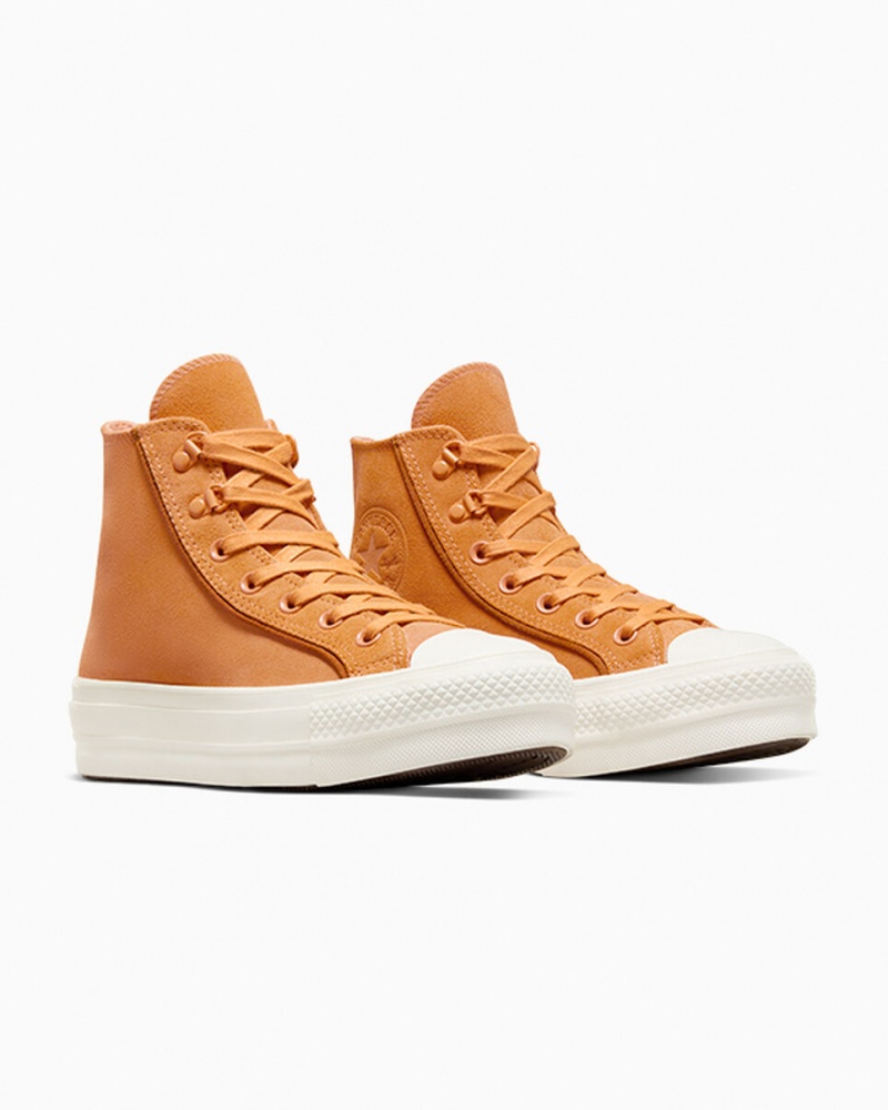 Converse Chuck Taylor All Star Lift Platform Mocka Tiger Moth / Tawny Owl / Egret | 453GKZVEJ