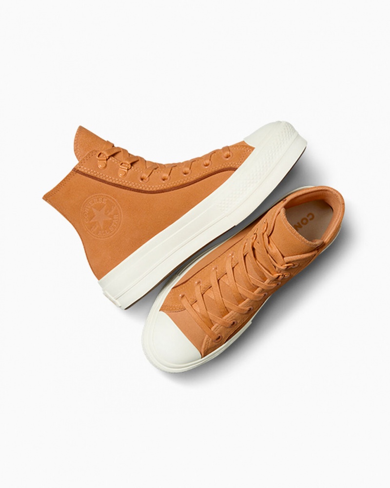 Converse Chuck Taylor All Star Lift Platform Mocka Tiger Moth / Tawny Owl / Egret | 453GKZVEJ