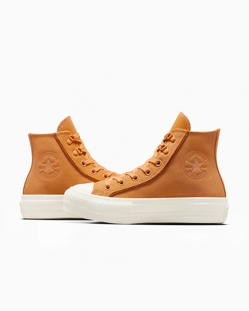 Converse Chuck Taylor All Star Lift Platform Mocka Tiger Moth / Tawny Owl / Egret | 453GKZVEJ