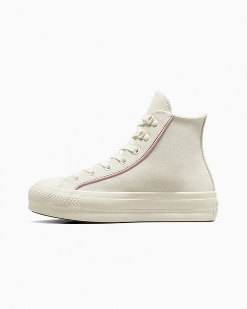 Converse Chuck Taylor All Star Lift Platform Mocka Egret / Phantom Violet / Egret | 613EVAHOL