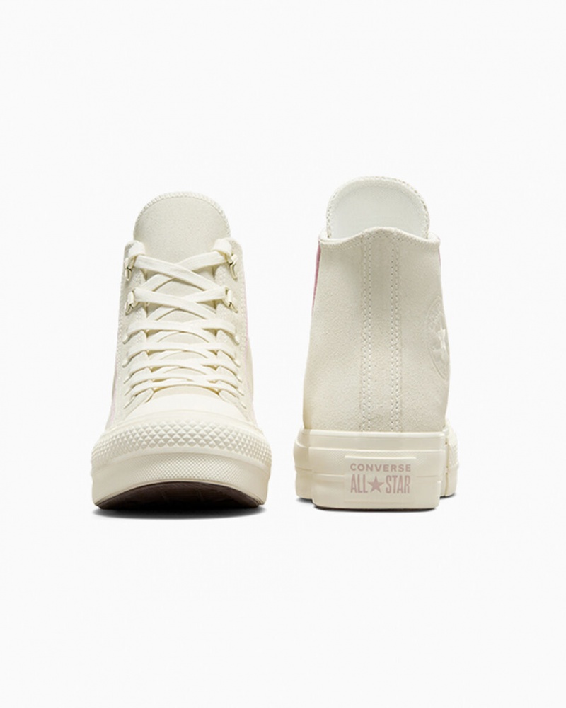 Converse Chuck Taylor All Star Lift Platform Mocka Egret / Phantom Violet / Egret | 613EVAHOL